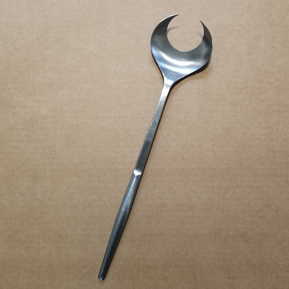 Vintage Kalmar Stainless Steel Salad Serving Fork - Made in Italy